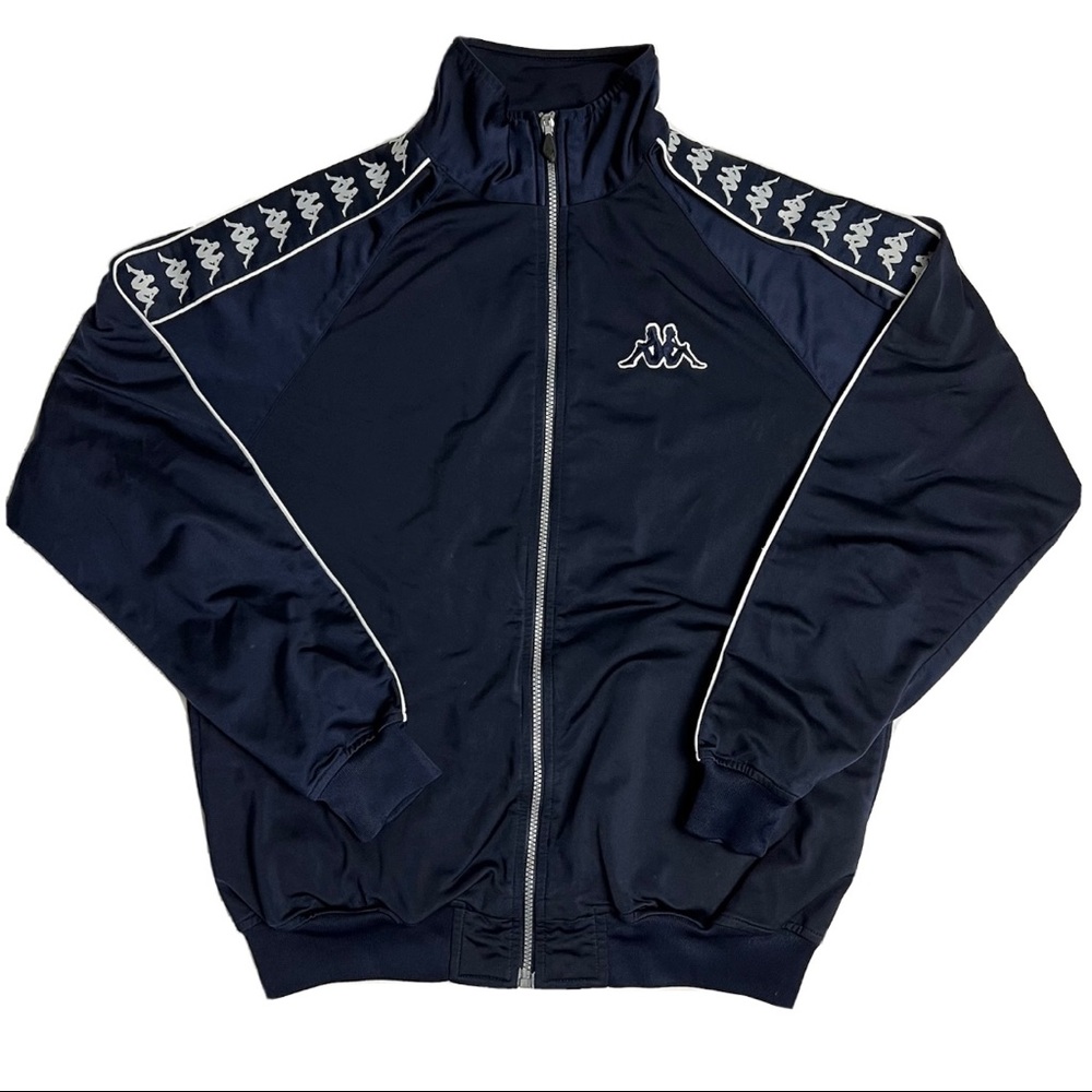 RARE Vintage Kappa Full Zip Up Track Jacket Size Large EXCELLENT Condition